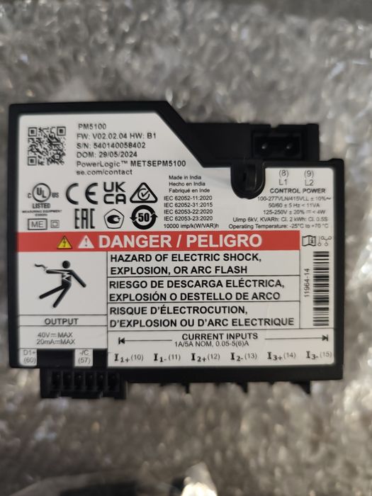 Трифазен електромер Schneider PM5100