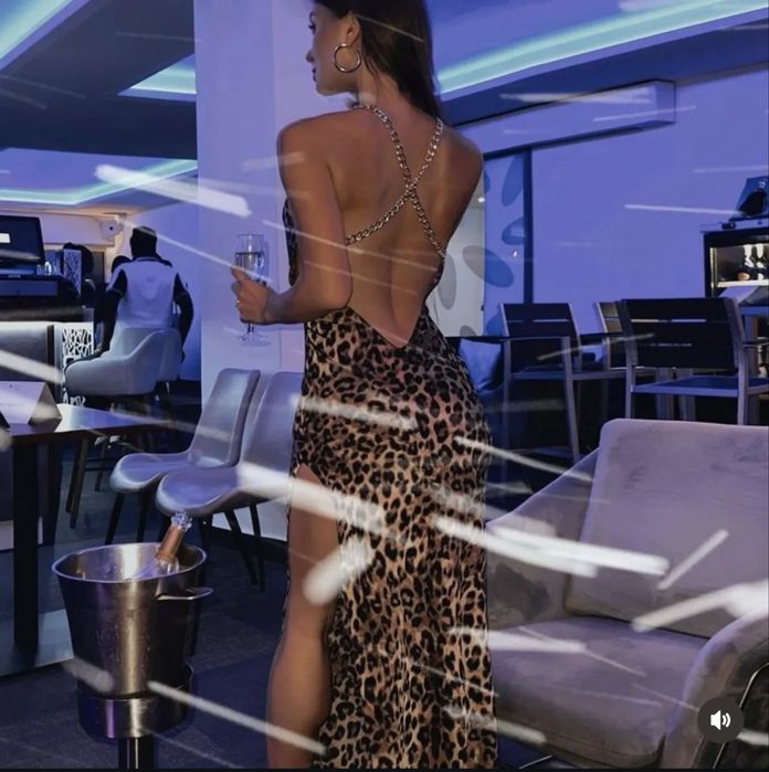 Вечернее платья из шёлка