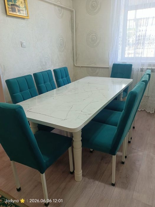 Стол с стульями / 8 стульев / стол