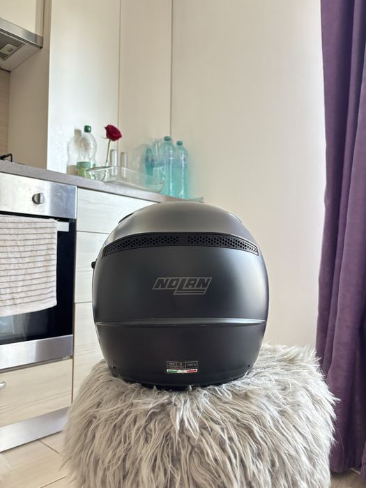 Casca moto neagra   nolan