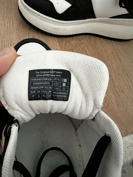 Pantofi sport din piele cu velcro Tommy Hilfiger TJW Retro Basket