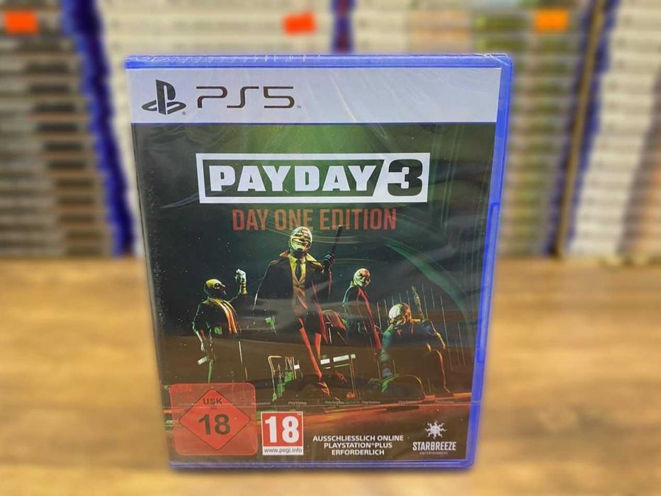 Новый Payday 3 Day One Edition PS5 Большой Выбор Игр