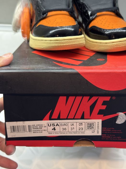 Jordan 1 Retro High Shattered Backboard 3.0 Кецове 36 Номер + Кутия