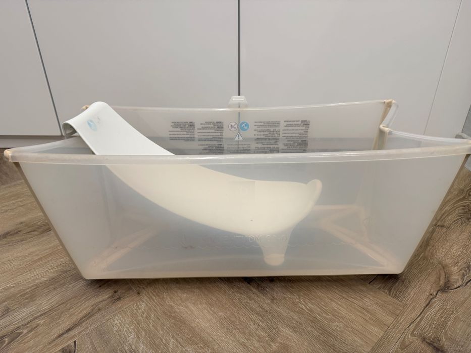 Сгъваема вана Stokke Flexi Bath и поставка за новородено