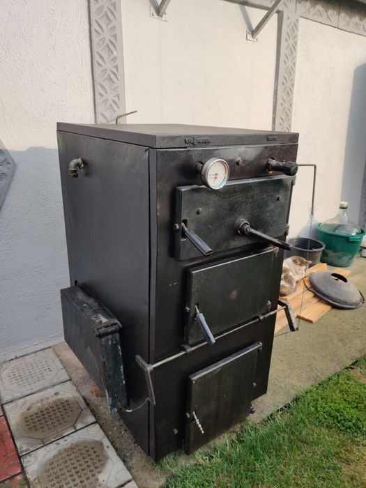 Centrală pe Lemne cu Elemenți Fontă plus Boiler 160L
