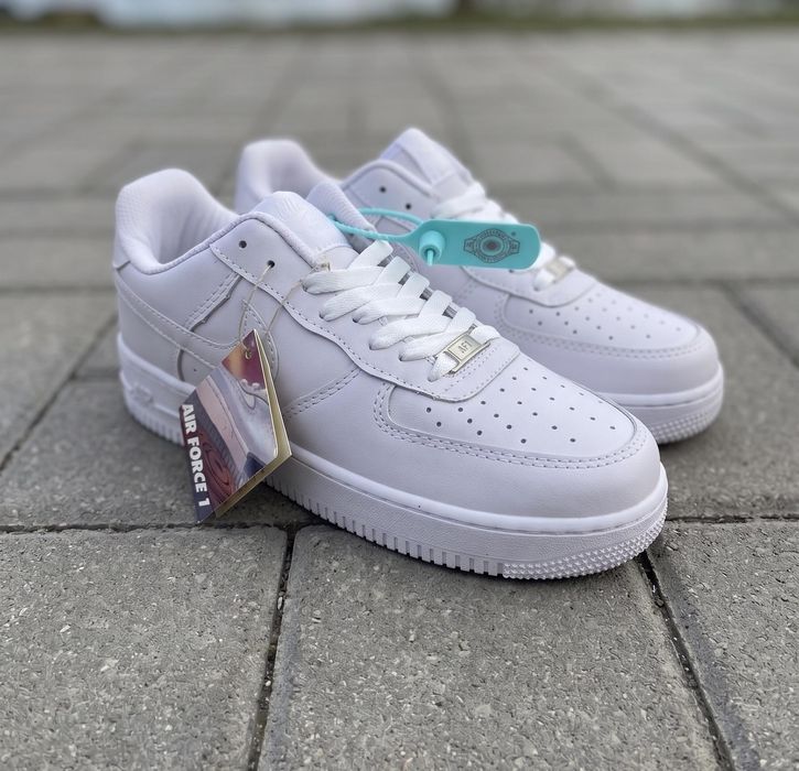Adidasi Nike Air Force 1 White Alb - Unisex