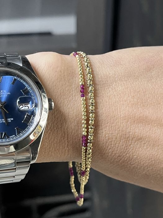 Brățări cu bilute AUR 14K . Ca nou