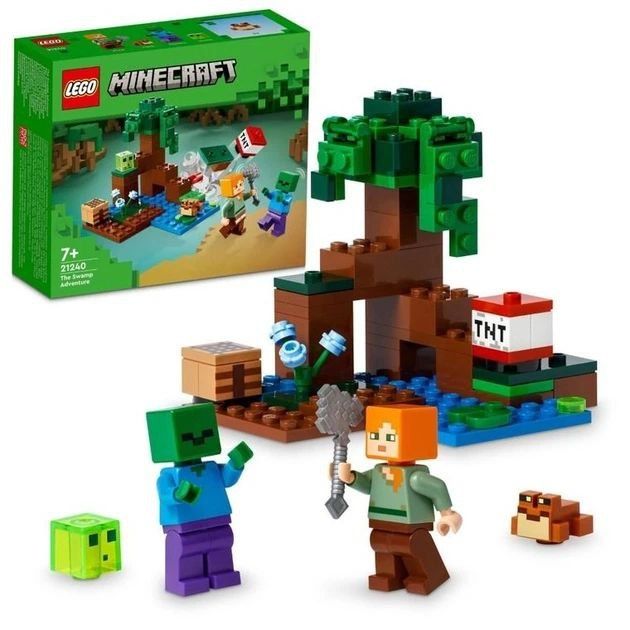 Лего LEGO Minecraft "Приключение на болоте" (21240).