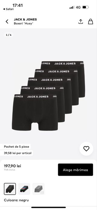 Boxeri 7 Pack Jack and Jones