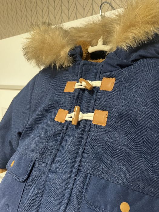 Зимно яке Okaidi - 6 месеца, 68 см