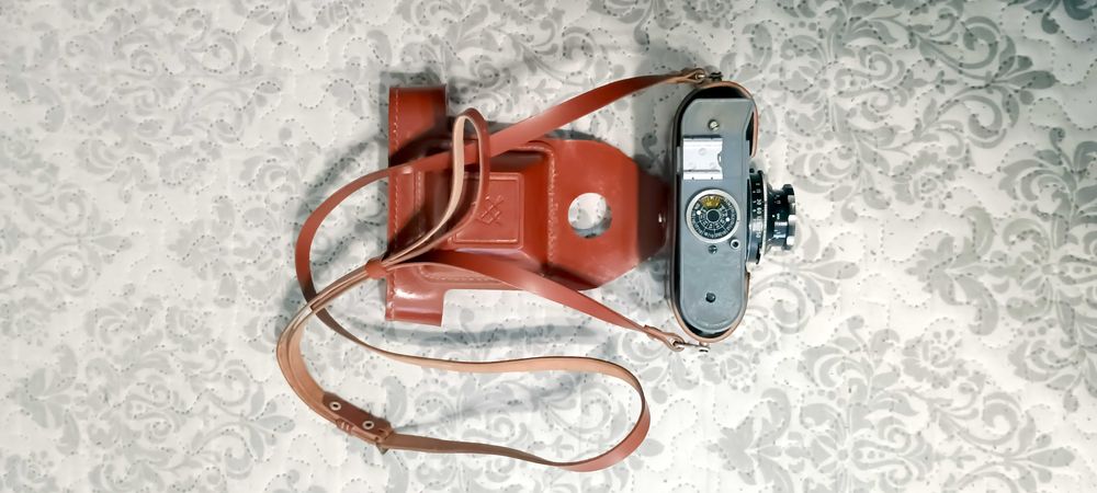 Работещ ретро фотоапарат Смена 6 (LOMO) Колекционерски комплект с кожен калъф