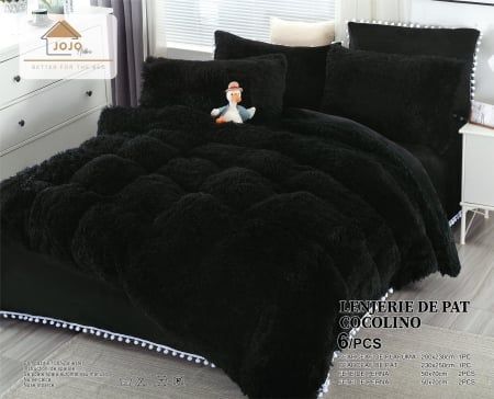 Lenjerii 6piese FLUFFY cu ciucuri