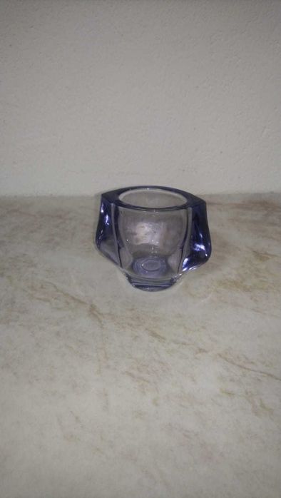 Vaza de colectie sticla ceha anii 60 Hermanova Hut František Vízner