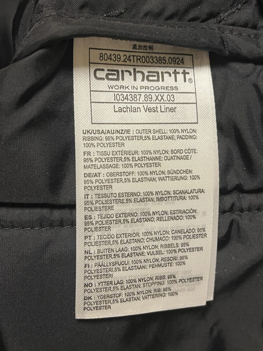 CARHARTT : Lachlan Liner Vest - НОВ размер ХЛ / Оригинал
