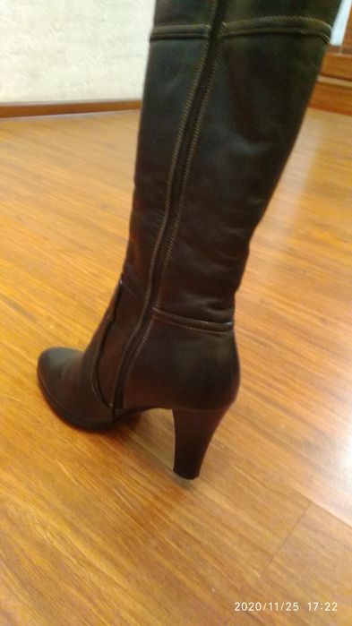 Сапоги кожаные...