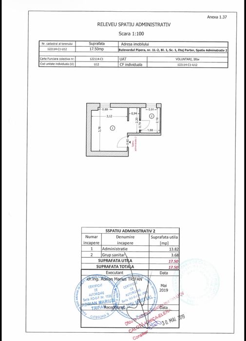 Spatiu pretabil Birou - Class Residence Pipera