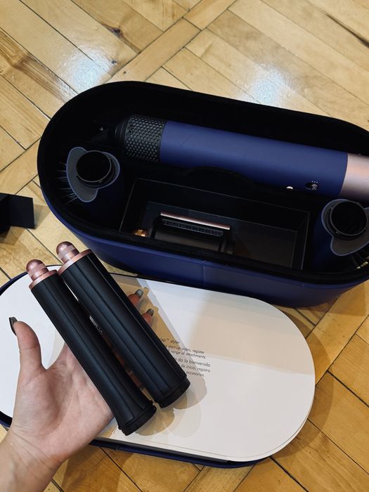 Dyson Airwrap HS05 с дорожным чехлом( стайлер синий, медный)