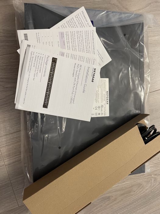 Switch Netgear 48Port 10/100/1000 GS348PP PoE+