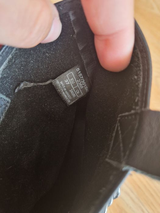 Боти Zara естествена кожа