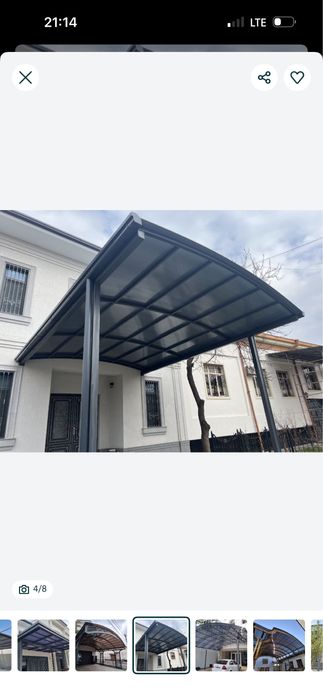 Навесы от 400.000 сум за М2