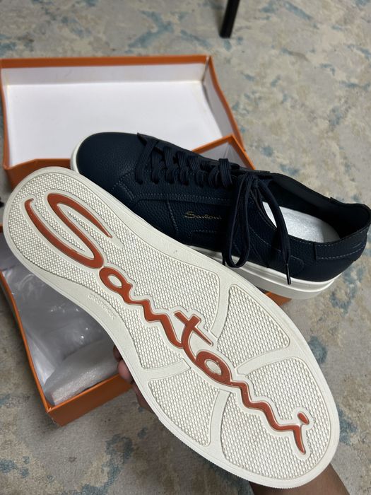 Santoni кеды для вечны и лета