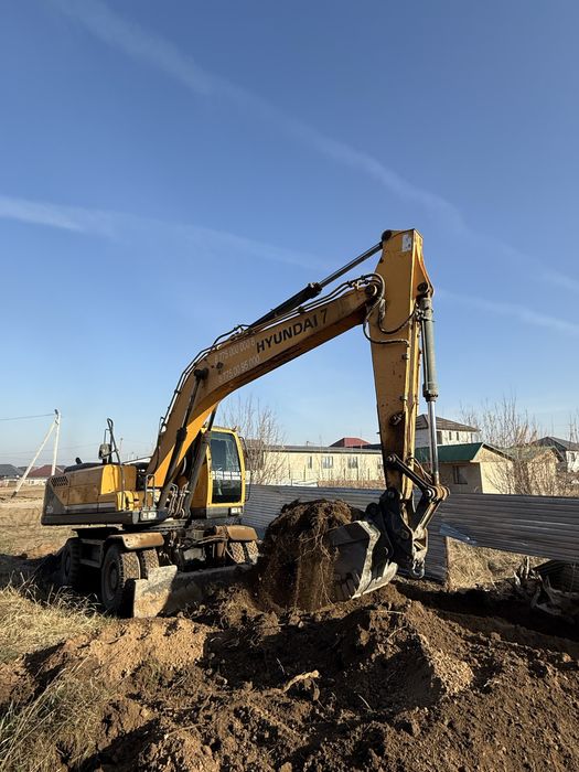 Услуги экскаватора эксковатор эскаватр хундай210