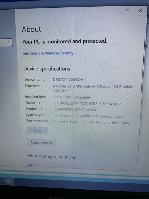 Dell inspiron 15 ssd , 12gb ddr