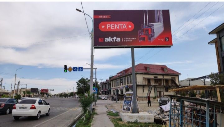 Bilbordlarda reklama//Наружная реклама //Ташки реклама.