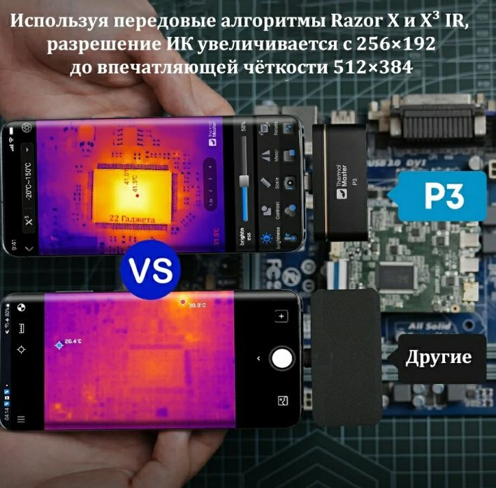 Тепловизор для смартфона Thermal Master P3 Infiray