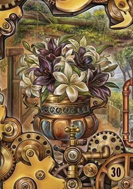 Оракул Ленорман Стимпанк Барбары Мур Steampunk, размер 7х12см