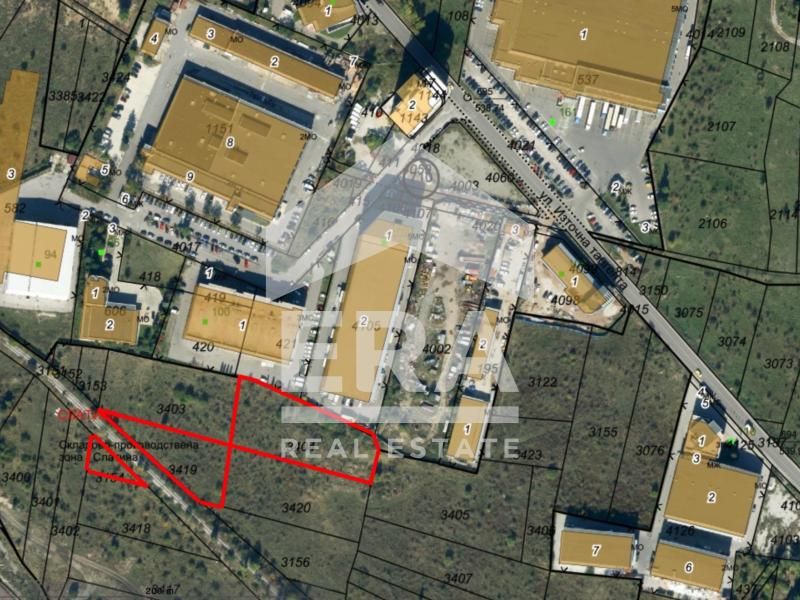 Продава се Парцел в София, СПЗ Слатина - 3227 кв.м за 79 €/кв.м - Снимка #2