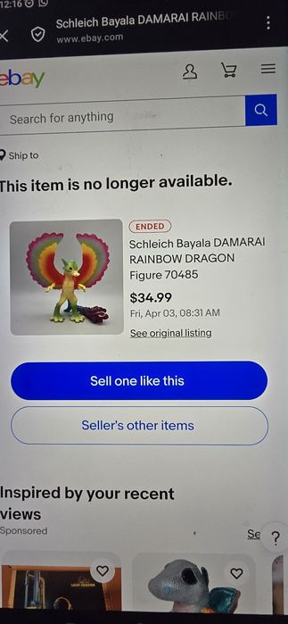 Rainbow Dragon  schleich bayala