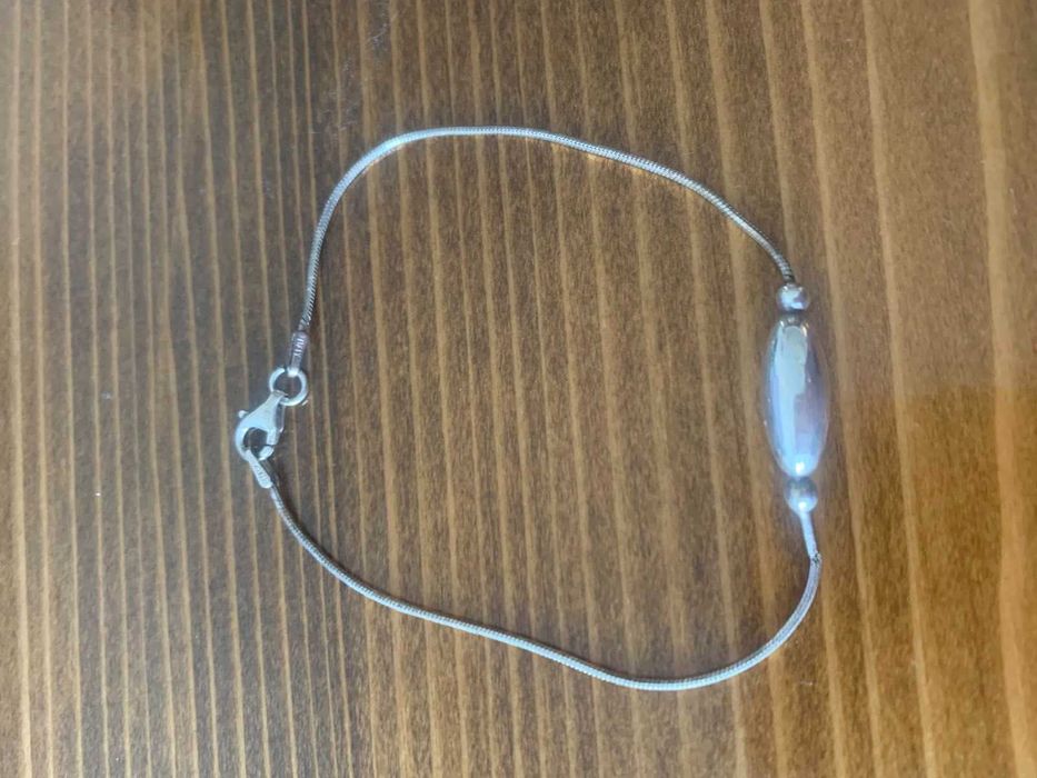 сребърни обици и гривна