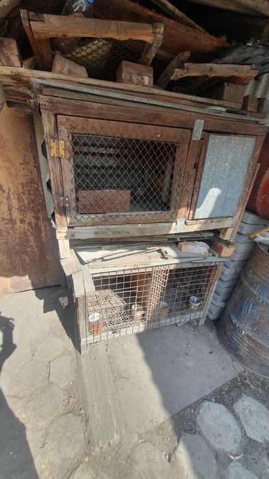 Крольчатник самодельный