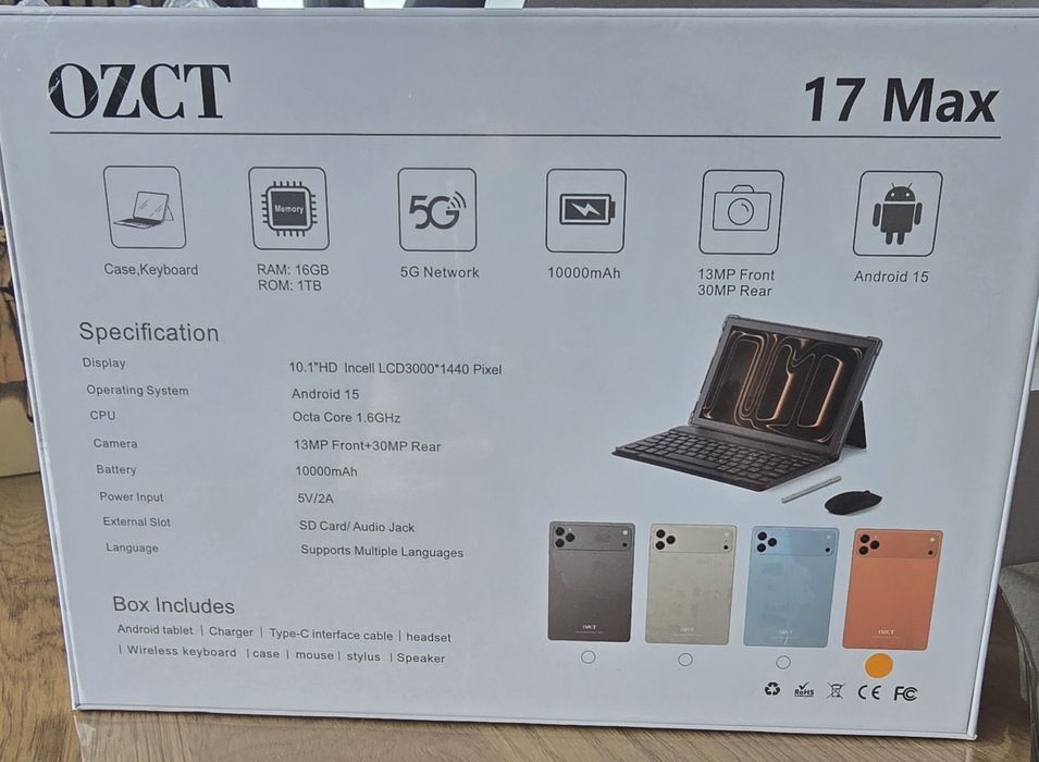 Планшет Новый в комплекте есть всё!