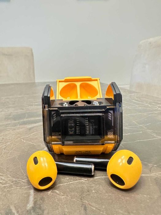 Casti wireless BT -Transformers - compatibil Android, Ios -Yellow MG