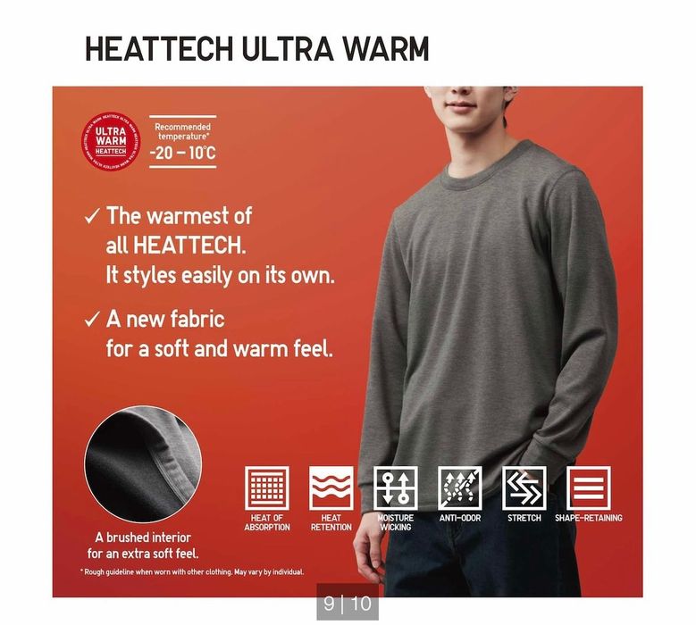 Термо бельё Uniqlo HEATTECH Ultra Warm