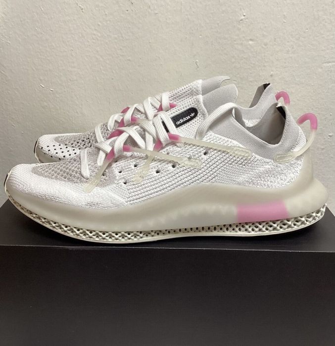 Tenisi barbati 4D Fusio, alb, textil, 40 2/3 EU