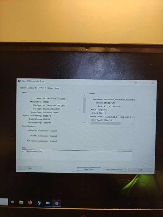LAPTOP HP OMEN, 15-dc0014q, 24gb ram, 750 ssd, i7, 1050ti