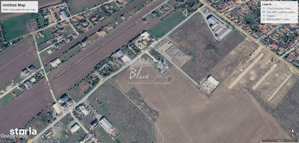 Teren intravilan 3.000 mp – Ovidiu, Varianta catre Poiana