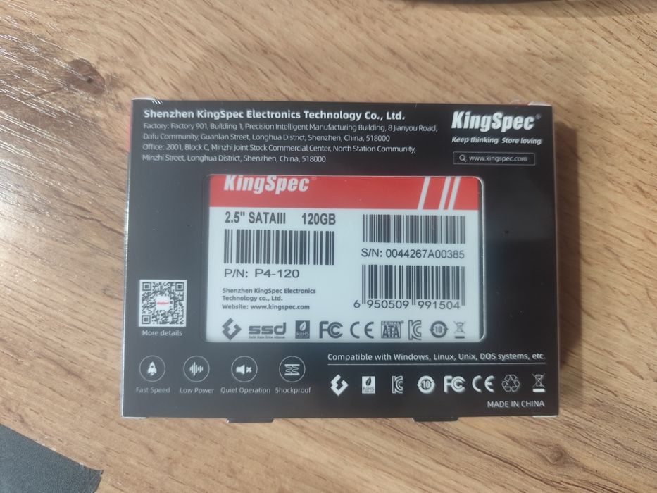 SSD ссд 120гб новый