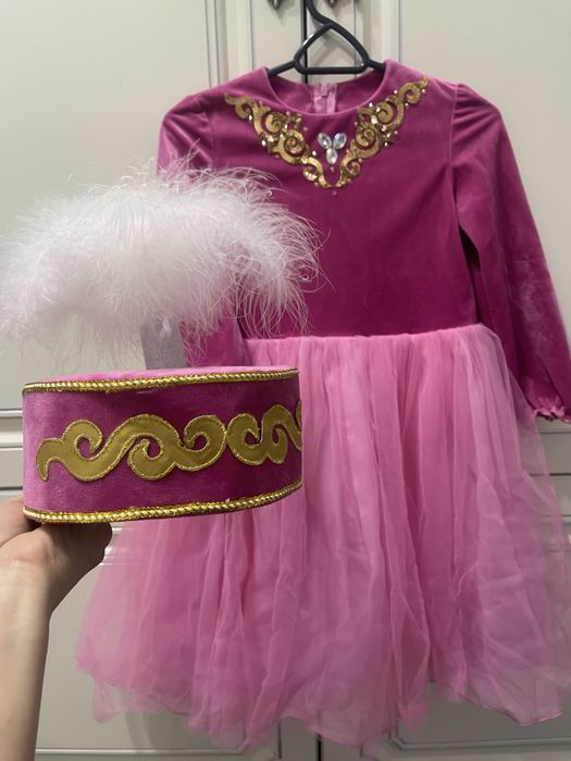 Улттык койлек, Национальная платья, детская платье для танцев