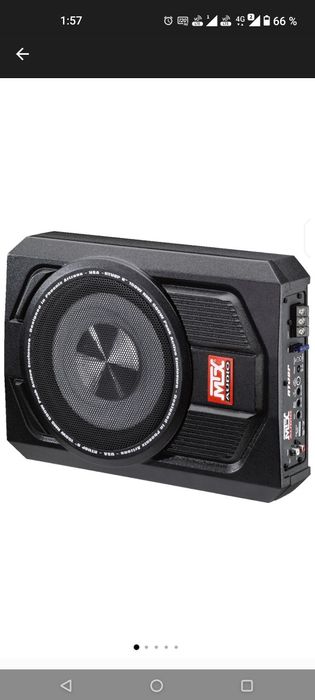 Subwoofer auto MTX RTU8P, 20 cm, 150W RMS