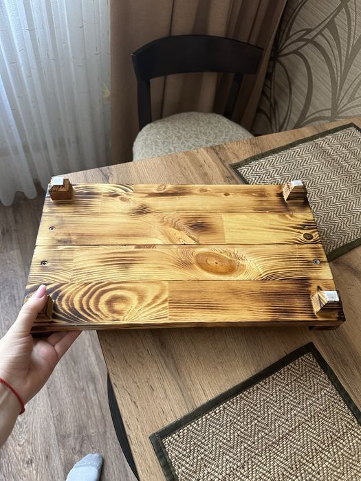 Разнос деревянный