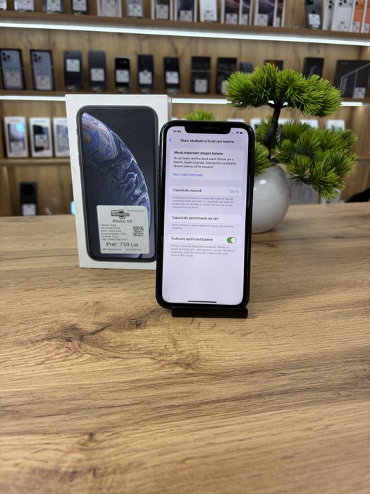 iPhone Xr Black 64Gb - Sanatate baterie 100% - Garantie