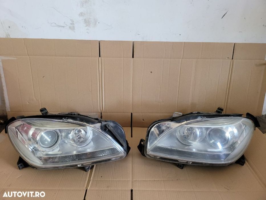 Set Faruri Far Stanga Dreapta Mercedes ML W166 An 2011-2015 Xenon Plug And Play Volan Stanga