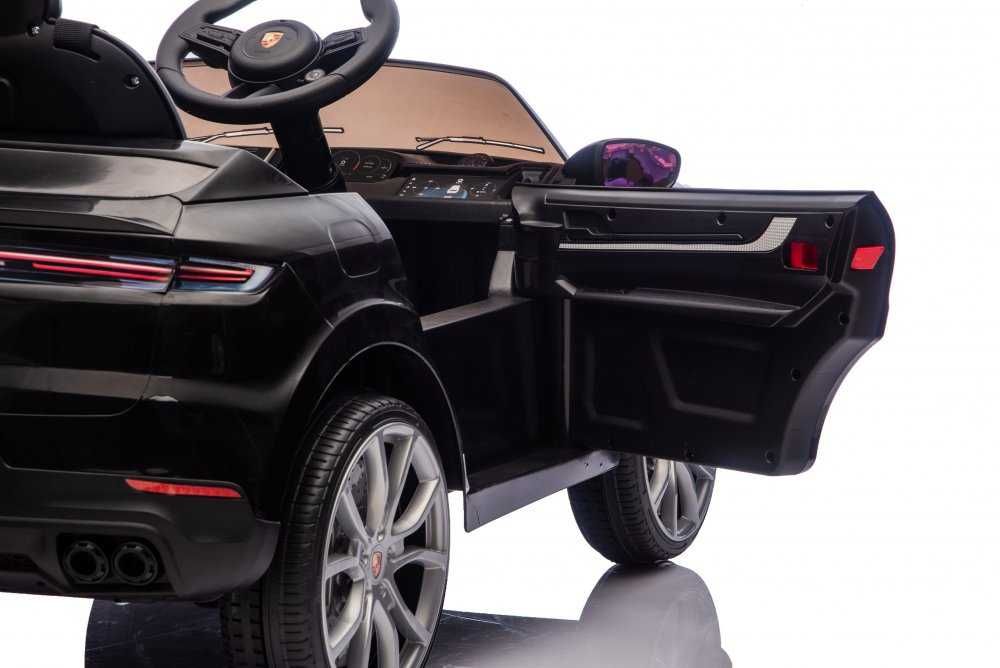 Masinuta electrica copii Porsche Cayenne cu licenta,acumulator 12V,bluetooth,faruri si stopuri led,slow start