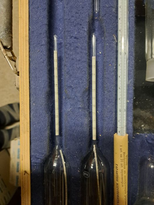 Комплект ареометр для кислот.