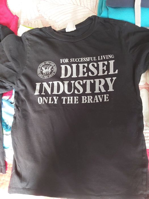 Tricou cu imprimeu logo Diesel