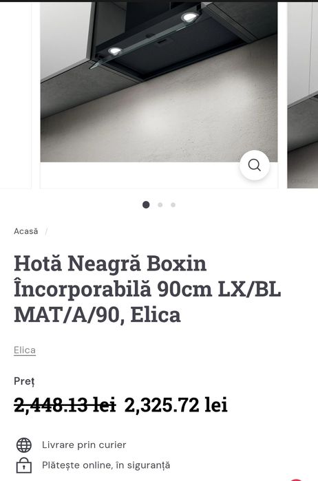 Vand Hotă de Bucatarie